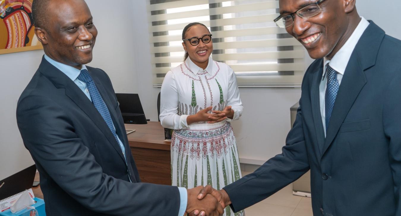 Visite du Ministre Abdourahmane Sarr au Personnel de l'Unappp