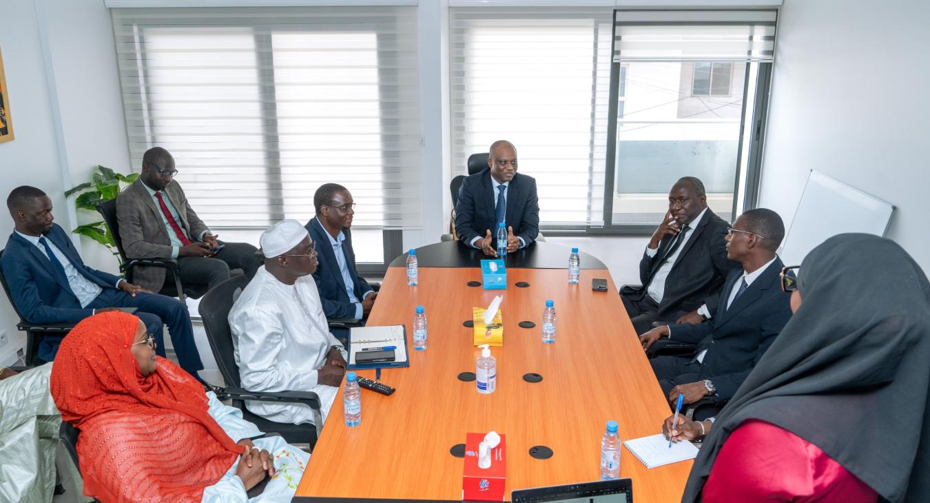 Visite du Ministre Abdourahmane Sarr au Personnel de l'Unappp