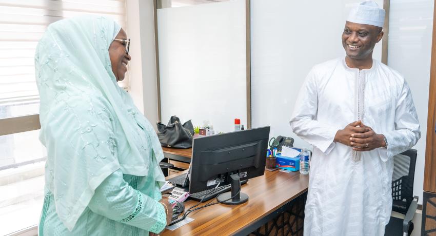 Visite du Ministre Abdourahmane Sarr à la DFPPP