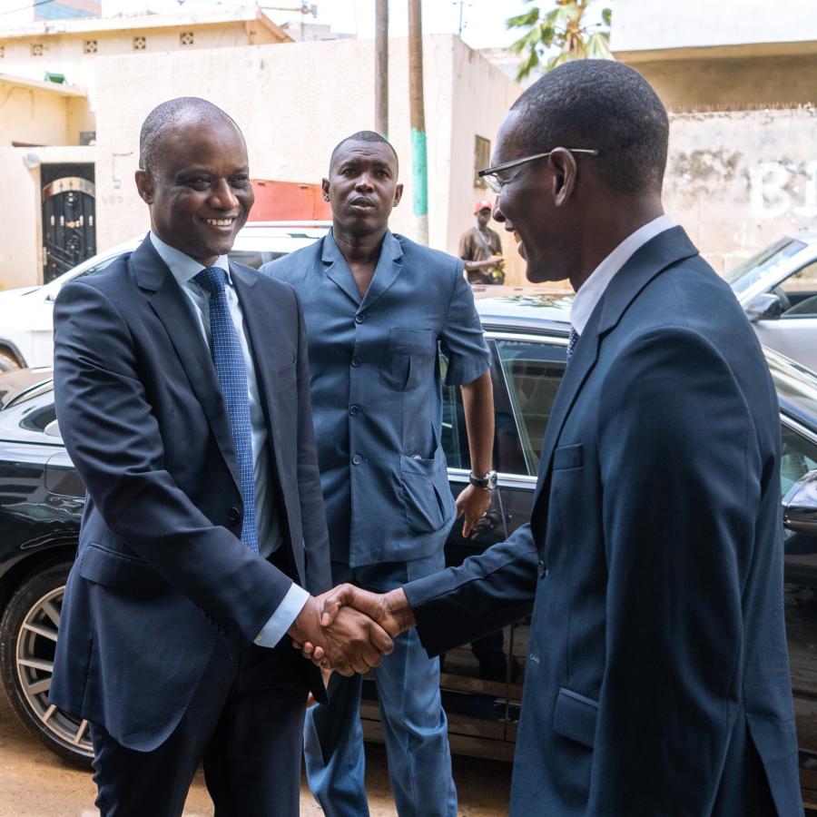 Visite du Ministre Abdourahmane Sarr au Personnel de l'Unappp